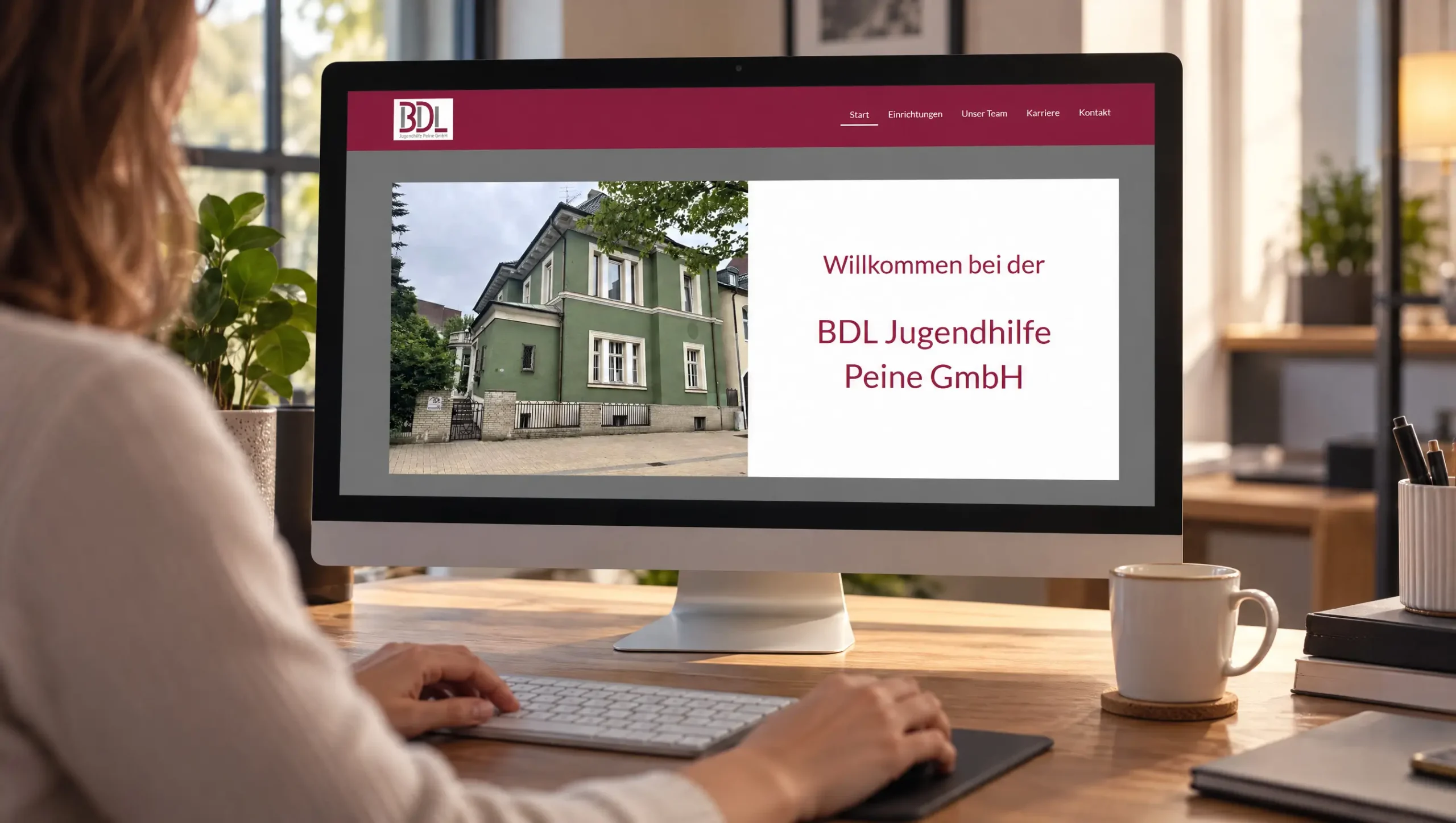 Webdesign für die Jugendhilfe Peine