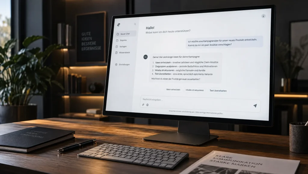 KI als Unterstützung im Arbeitsalltag eines Unternehmens